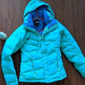 North face coat with hood